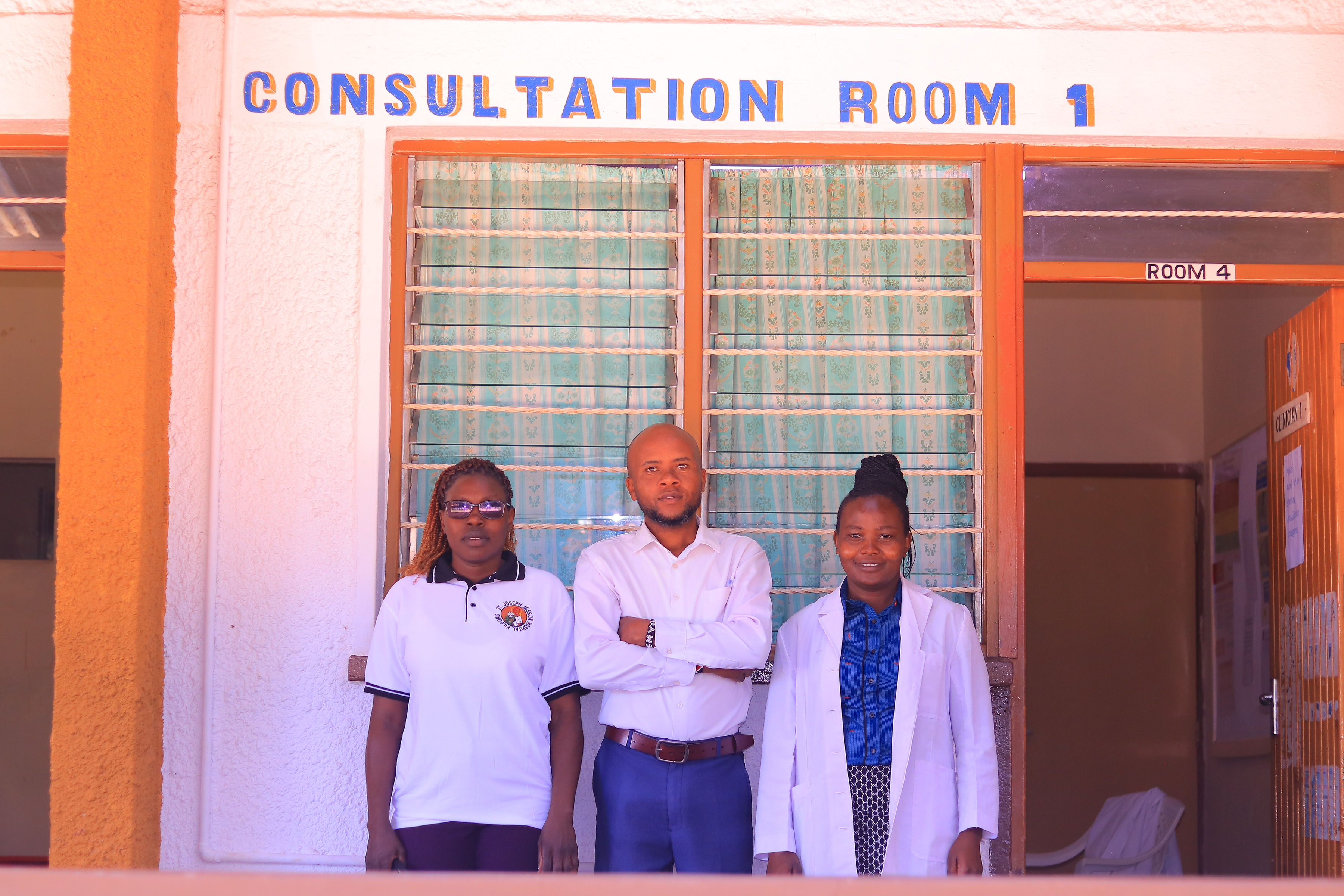 Outpatient consultation team at St Joseph's Mission Hospital